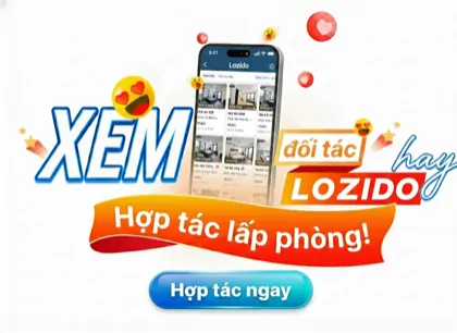 Hợp tác lấp phòng cùng LOZIDO